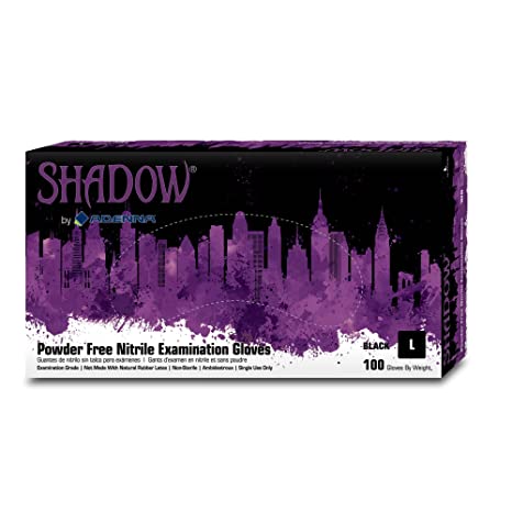 Adenna Shadow 6 mil Nitrile Powder Free Exam Gloves