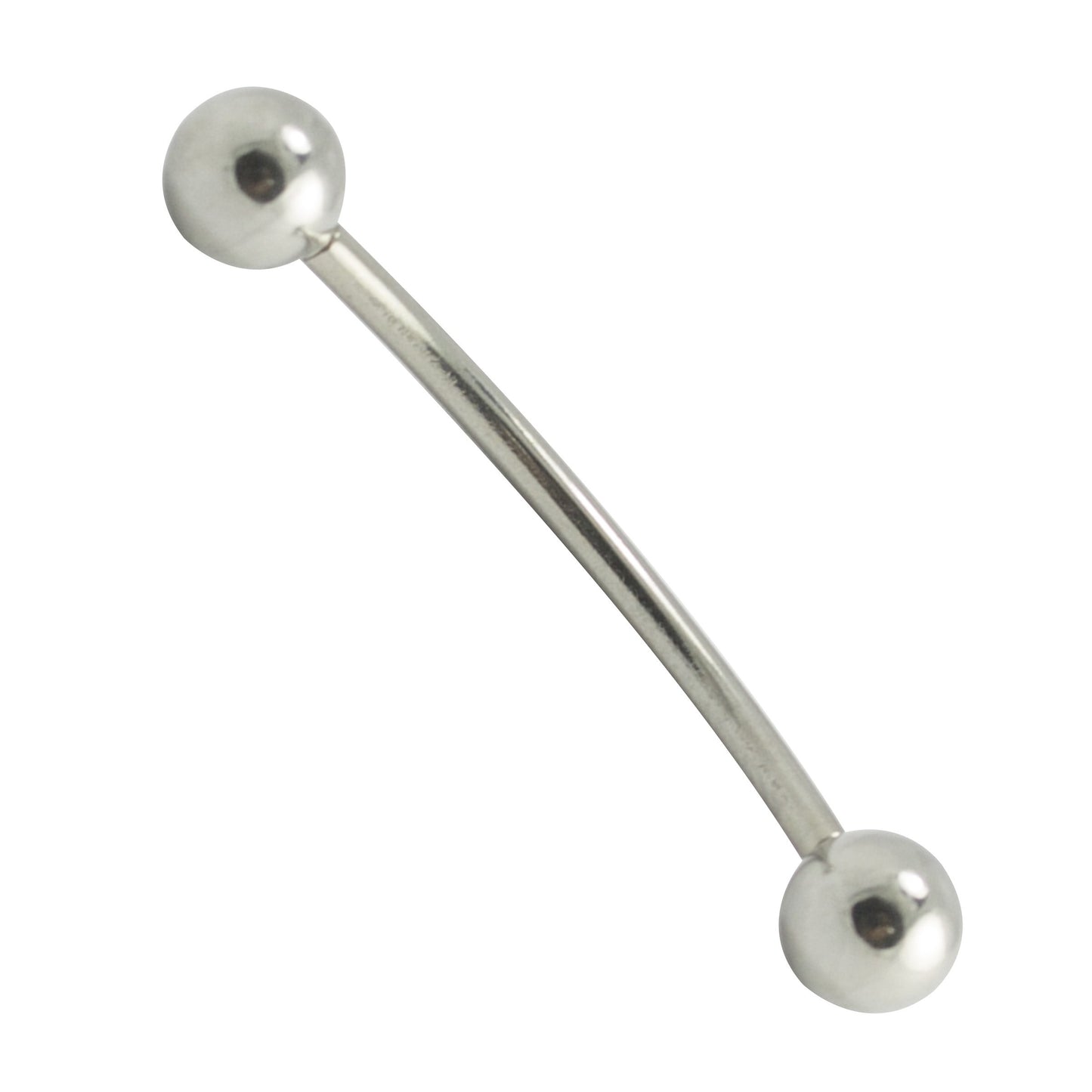 16GA Surgical Steel Curved Barbell for Snake Bite Piercings 16MM